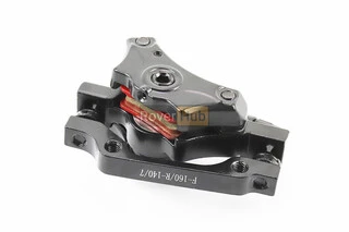 Тормозной суппорт передний (F160/R140мм), чёрный BL-BB9 тип 2