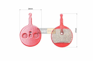 Гальмівні колодки Disk-brake (Avid Ball Bearing 5), червоні YL-1018