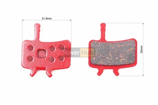 Тормозные колодки Disk-brake (Avid Hydraulic Juicy 5 and 7, Ball Bearing 7), красные YL-1019