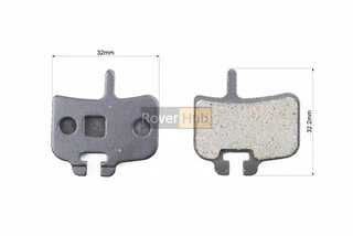 Гальмівні колодки Disk-brake (Hayes HFX-9, MAG, MX1, PROMAX, IMPERIAL DX04), чорні YL-1032