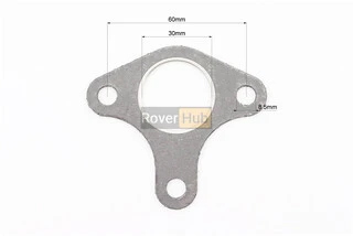 Прокладка глушника 173F/177F/182F/188F/190F, 3отв., коліно-глушник