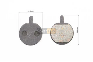 Гальмівні колодки Disk-brake (Hayes MX2,3, Sole, Artec ADC-01, JAK-5, Bolids Boli-BB2), чорні YL-1025