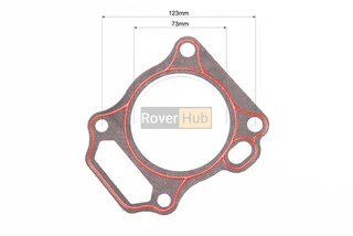 Прокладка головки циліндра 173F-73mm (пароніт, червона нитка) для двигуна GX-240 - 8л.с.