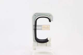 Кріплення велосипеда за колесо до стіни складане, пластмасово-металеве, біло-чорне HS-009В (без дюбелів)