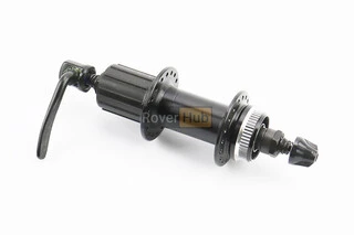 Втулка задня MTB алюмінієва 14Gx36H під касету 8-10зв, Disk-brake Center Lock, кріпл. ексцентрик, чорна FH-TX505