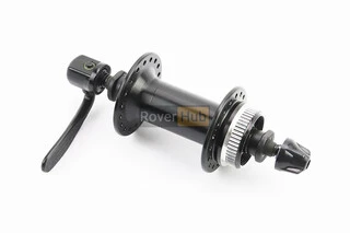 Втулка передняя MTB алюминиевая 14Gx36H, Disk-brake Center Lock, крепл. эксцентрик, чёрная HB-TX505