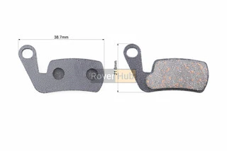 Гальмівні колодки Disk-brake (Magura Marta SL 2002-2008), чорні YL-1030