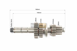 Коробка передач (два вала с шестернями), для двигателей LF140