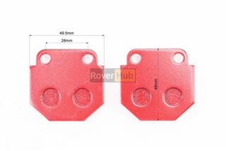 Тормозные колодки (дисковые) LX200-3/Mustang Road W/CL-125/BETTER- BT 125-20/HONGDOU- GHD 125-7/ ZING BIKESVogue150 (3 wheeler)
