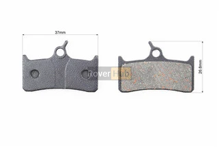 Гальмівні колодки Disk-brake (Shimano BR-M755, M755DH, XTR Pre-02, Grimeca system 8, Hope M4, Sram 9,0), чорні YL-1010