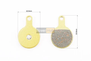 Гальмівні колодки Disk-brake (Tektro IOX,2011), жовті YL-1022