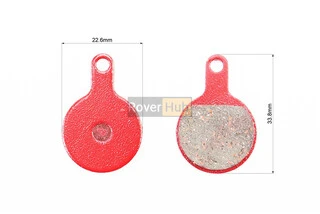 Гальмівні колодки Disk-brake (Tektro IOX,2011), червоні YL-1022