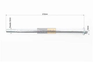 BOXER BM/ВМX 150cc Вісь переднього колеса d12mm; L215mm "JB131017"