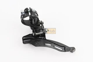 Перекидка цепи передняя с верхней тягой, крепл. 31,8мм, под звезду 42Т, чёрная FD-TZ 500