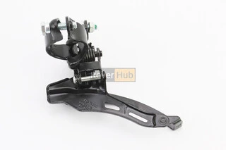 Перекидка цепи передняя с нижней тягой, крепл. 28,6мм, под звезду 42T, чёрная FD-TZ 500