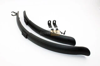 Крила пластмасові 26" MTB довгі, чорні SMG-613