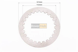 Диск зчеплення проміжний 12V метал