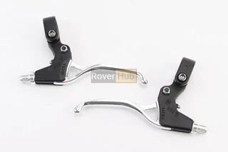 Гальмівні ручки, алюмінієві, чорно-сірі TS384A