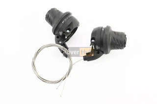 Переключатели (грипшифт) 3x6 скоростей, чёрные SL-RS 36