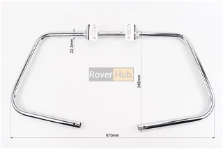 Дуга защитная "ХРОМ" к-кт