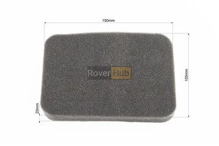 Фильтр воздушный - элемент (поролон 150х105х20mm) для генератора 4-6кВт