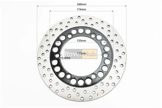 Диск тормозной (посадка d=115mm)