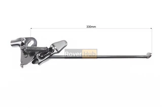 Підніжка бокова задня для 28", чорна