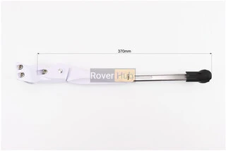 Підніжка бокова задня телескопічна для 24"- 29", кріплення за перо рами, алюмінієва, біла