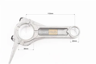 Шатун (D-36mm, d-20mm) 182F/188F/190F/192F STD