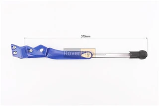 Підніжка бокова задня телескопічна для 24"- 29", кріплення за перо рами, алюмінієва, синя