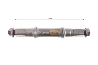 Вал каретки MTB "квадрат" 122мм, под гайку, 3PL