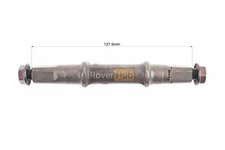 Вал каретки MTB "квадрат" 127,5мм, під гайку, 3U