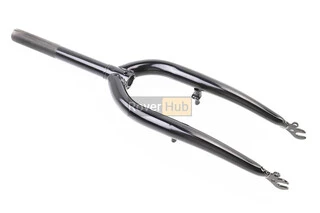 Вилка 20" с резьбой 1" (25,4мм), шток 200мм, V-brake, чёрная