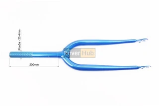 Вилка 20" з різьбою 1" (25,4мм), шток 200мм, синя