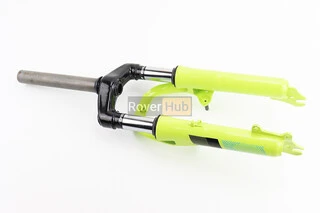 Вилка 20" амортизаційна, без різьби 1-1/8" (28,6мм), шток 180мм, з ходом 50мм, V/Disk-brake, жовта