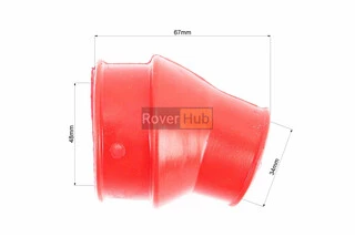 Патрубок фильтра воздушного 6V (КРАСНЫЙ)