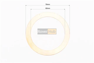 Прокладка головки циліндра 12V, к-кт 2шт, (мідь)