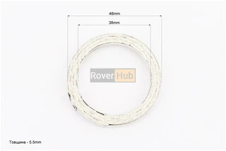 Прокладка коліна глушника, d-38mm, (азбест)