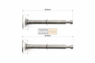 Клапан впускний (h-43,9; D-13,5; d-4), випускний (h-43,9; D-12; d-4) к-кт 139F - 4Т