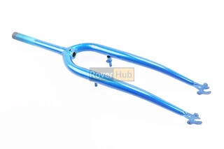 Вилка 26" с резьбой 1" (25,4мм), шток 200мм, V-brake, синяя