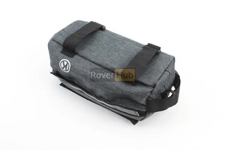 Сумка на раму з відділенням для смартфона 220х90х110мм, світловідбиваючі смуги, кріпл. на липучці, сіра