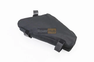 Сумка передняя под раму треугольная 280х135х60мм, крепл. на липучке, влагозащитная, чёрная