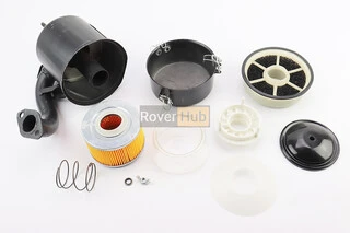 Фільтр повітряний у зборі з паперовим елементом та масляною ванною