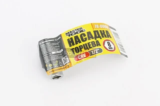 Головка торцевая 6-гранная 1/2" 8x38мм CrV 78-0008