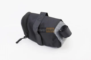 Сумка під сидіння, кріпл. на липучці, чорно-сіра