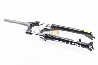 Вилка 27,5" амортизаційна, без різьби 1-1/8" (28,6мм), шток 250мм, з ходом 100мм, Disk-brake, пружинно-оливна, Lockout,