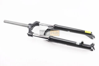 Вилка 27,5" амортизаційна, без різьби 1-1/8" (28,6мм), шток 255мм, з ходом 100мм, Disk-brake, пружинно-оливна, Lockout,