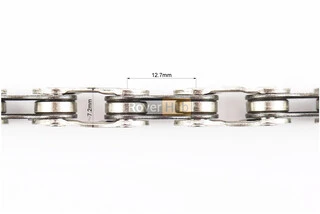 Цепь приводная 1/2х3/32х114L 8 скоростей, серебристо-чёрная SCH-800