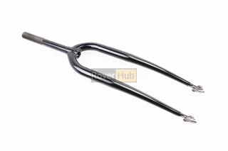 Вилка 28" з різьбою 1" (25,4мм), шток 200мм, чорна (можливі подряпини, дефекти фарбування)