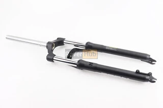 Вилка 29" амортизаційна, без різьби 1-1/8" (28,6мм), шток 255мм, з ходом 100мм, Disk-brake, пружинно-оливна, Lockout, чорна N780